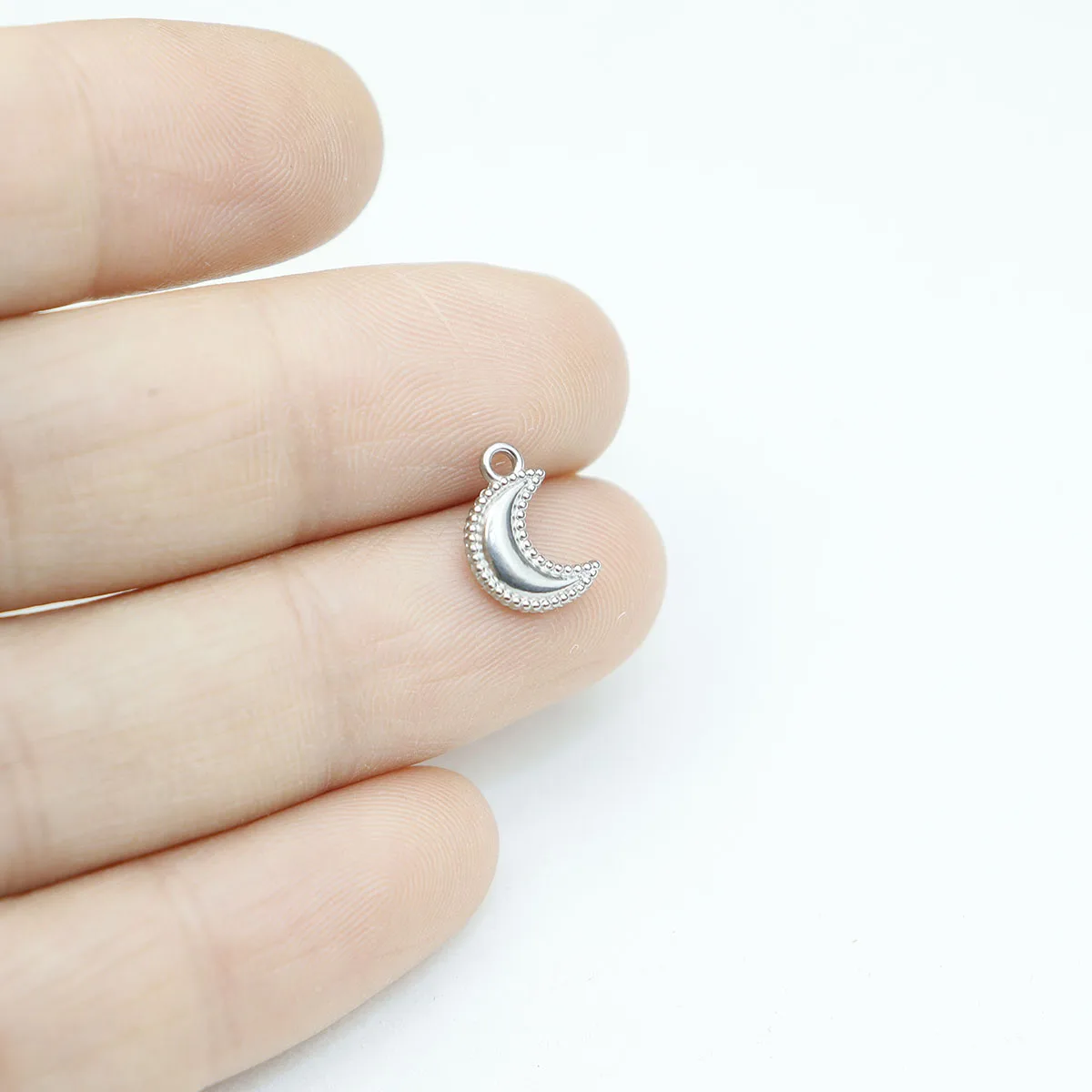 5pcs Casting Stainless Steel Star Moon Coin Charms Pendant DIY Handmaking Necklace Earrings Fashion Jewelry Accessory PVD Plate view 5