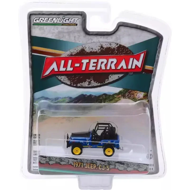

1:64 1971 JEEP CJ-5 High Simulation Diecast Metal Alloy Model Car Toys For Gift Collection Child ornament