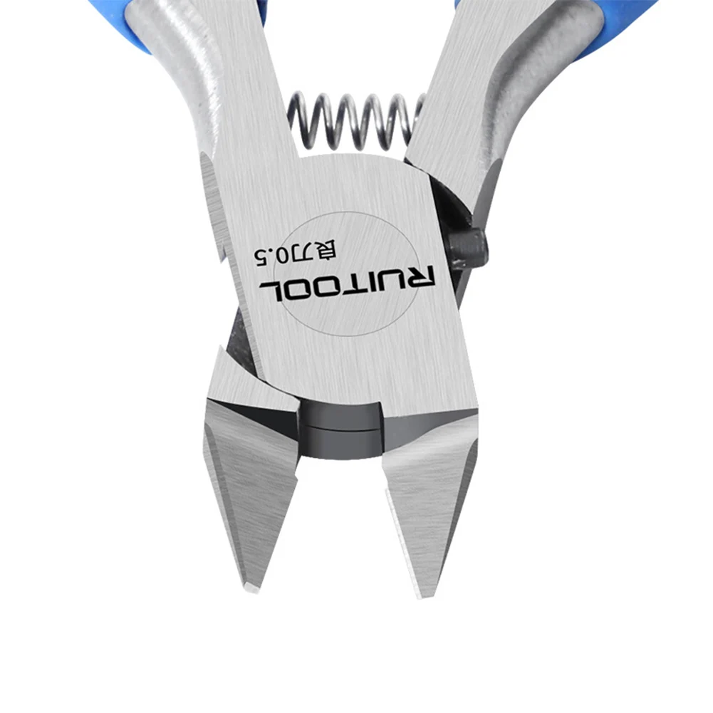 4.5 بوصة نموذج كماشة رقيقة جدا حافة واحدة نماذج بلاستيكية ذو طيات عدم الانزلاق قبضة Sprue فلوش قطع كماشة لبناء النماذج البلاستيكية