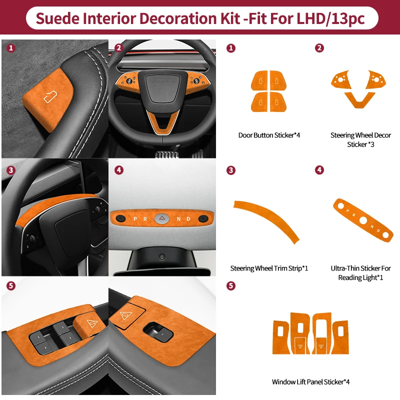 Model 3 Orange LHD