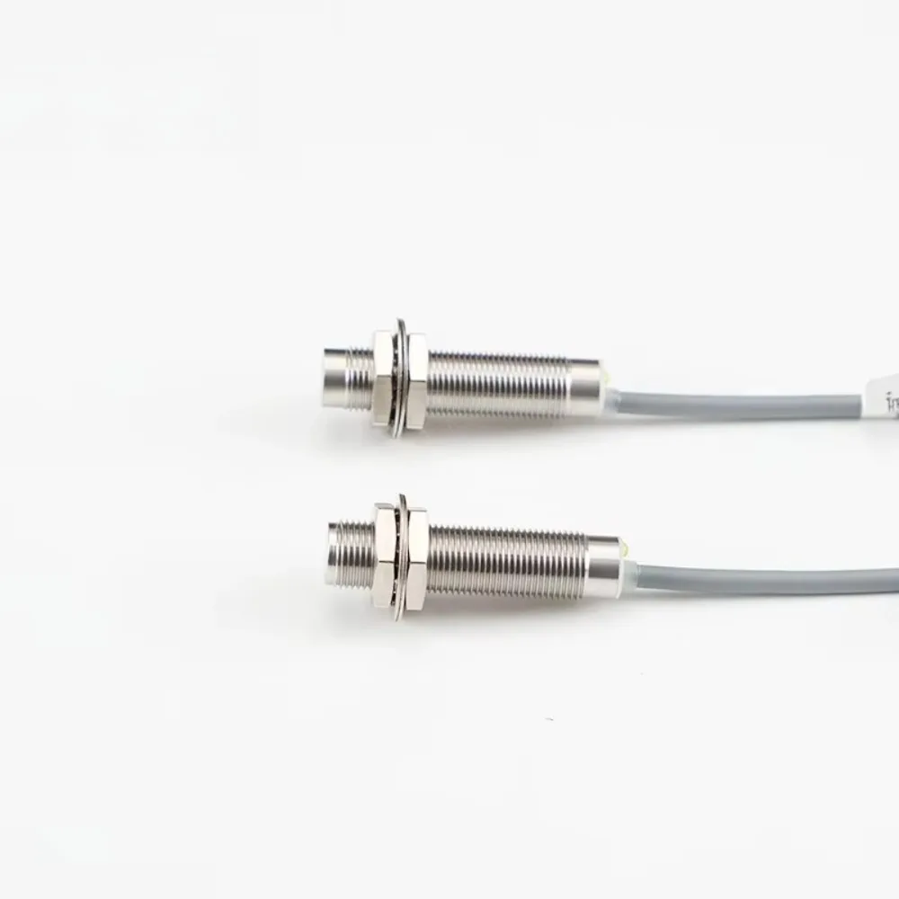 M12 All-Metal Inductive Proximity Sensor, Stainless Steel Embedded/Non-Embedded PNP/NPN IP67