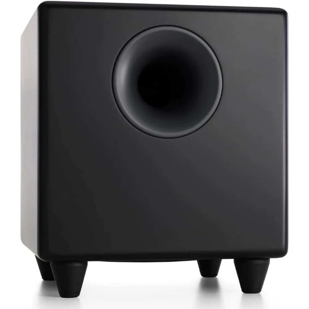 Powered Subwoofer Speaker - Home Woofer with Built-in Amplifier and Dual Audio Inputs for Home Audio