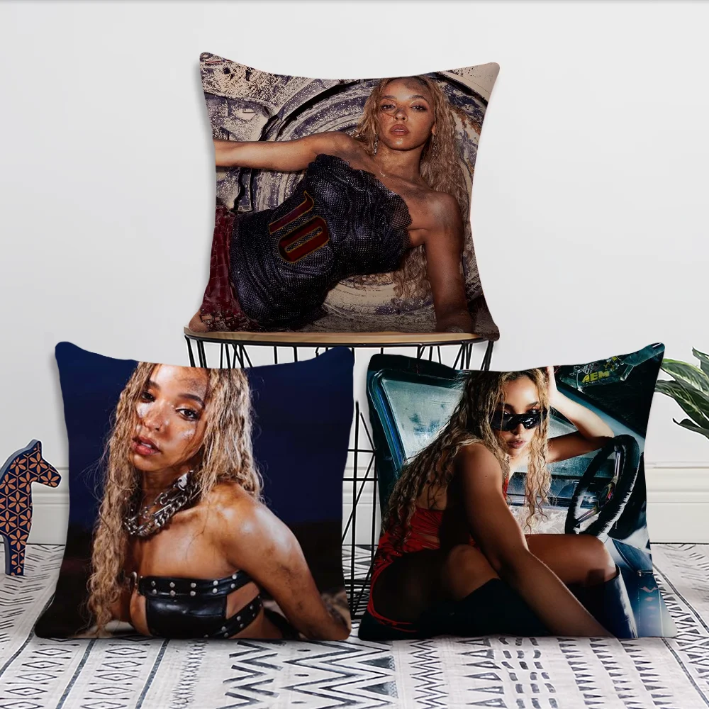 Quantum Decoration Room Home Baby Sofa Singer living Office Car Nordic T-Tinashe Simplicity Pillow Cover