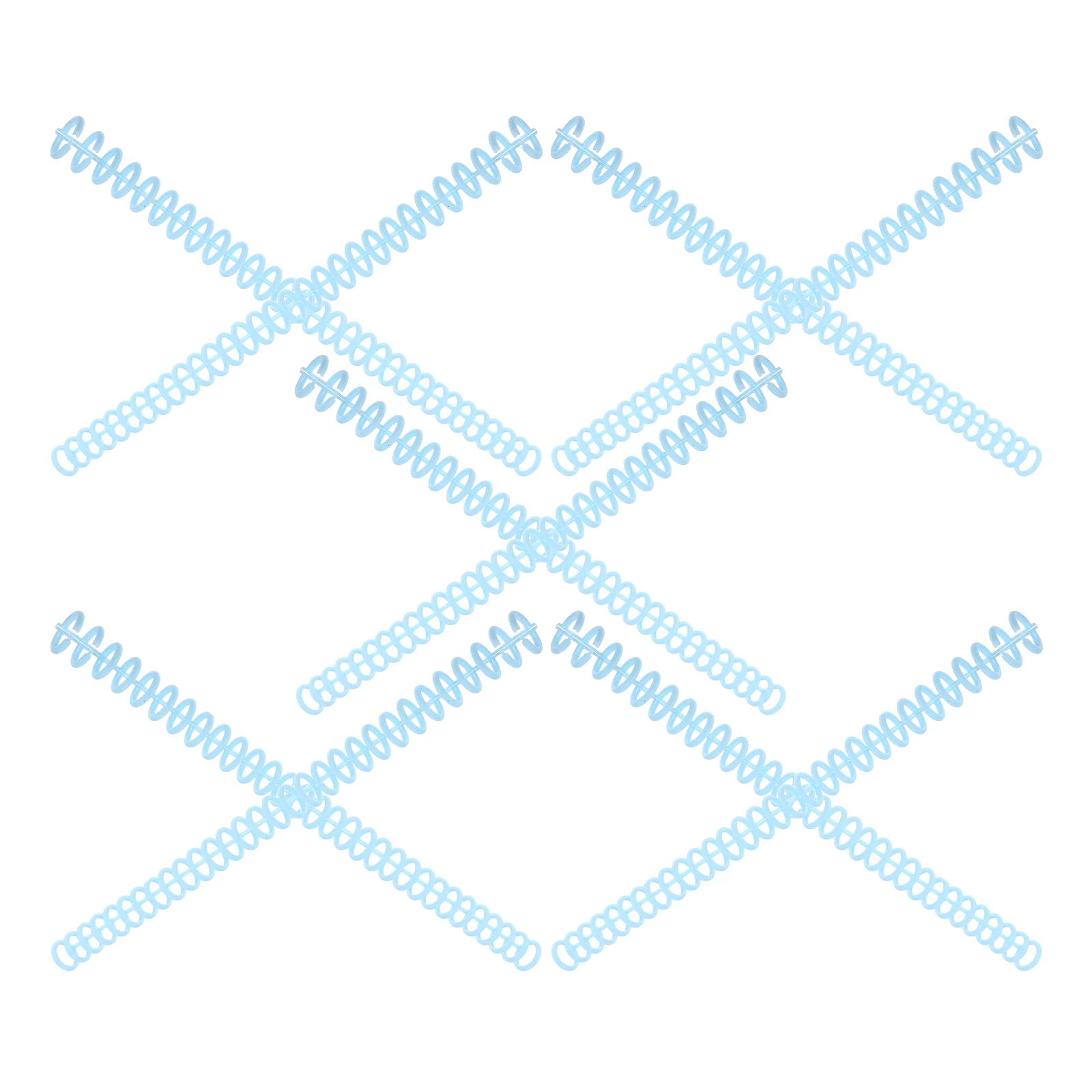 

10Pcs 30-Hole Detachable Binding Rings for Notebooks Plastic Organizer Click Spines Home Office School Supplies