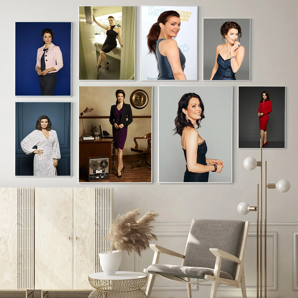 

Bellamy Young Star Poster Singer Actress Art Print Wall Picture Living Room Decor Modern Canvas Painting