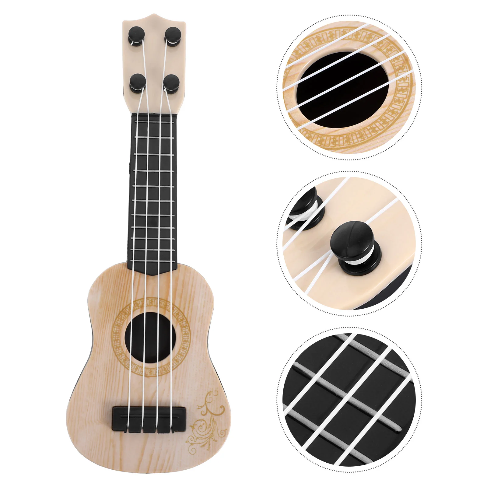 

Mini Ukulele Kids Guitar Musical Toy Model Toys Plastic Instruments Playthings Children Models for Toddlers