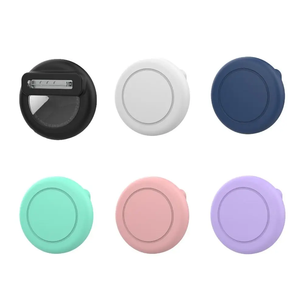 

Силиконовый чехол для трекера с невидимой булавкой, водонепроницаемый декоративный держатель для одежды, защита от потери для AirTag