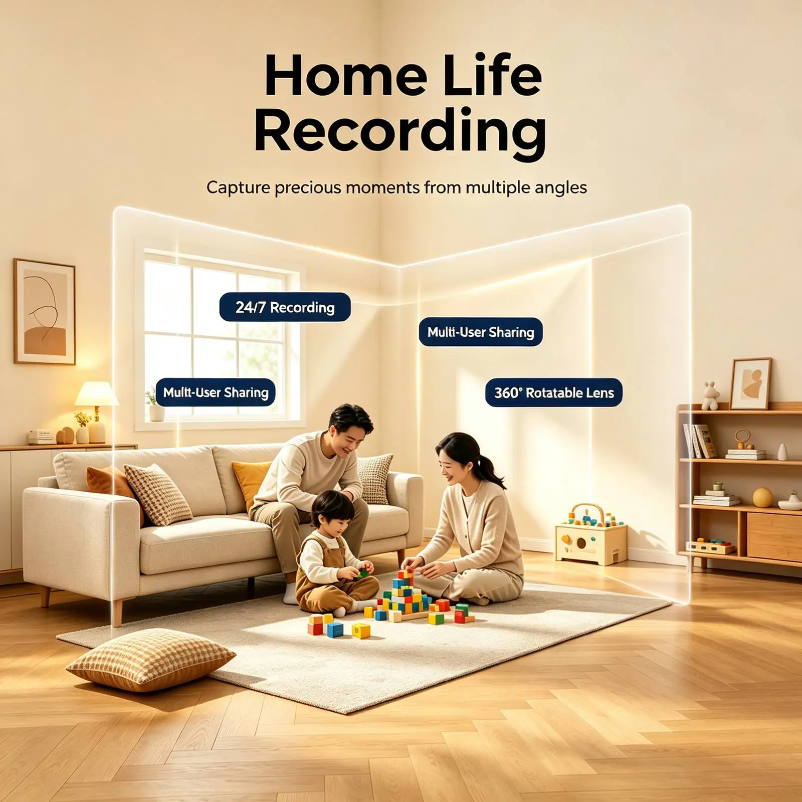 N4 Mini WiFi  Camera, 4K HD Small Nanny Cam with Infrared Night Vision, Smart Motion Detection Alert Push, Two‑Way Audio Intercom, Remote Phone Live View & Video Playback, TF Card & Cloud Storage, Multi‑User Sharing, Wireless Tiny Portable Surveillance Ca