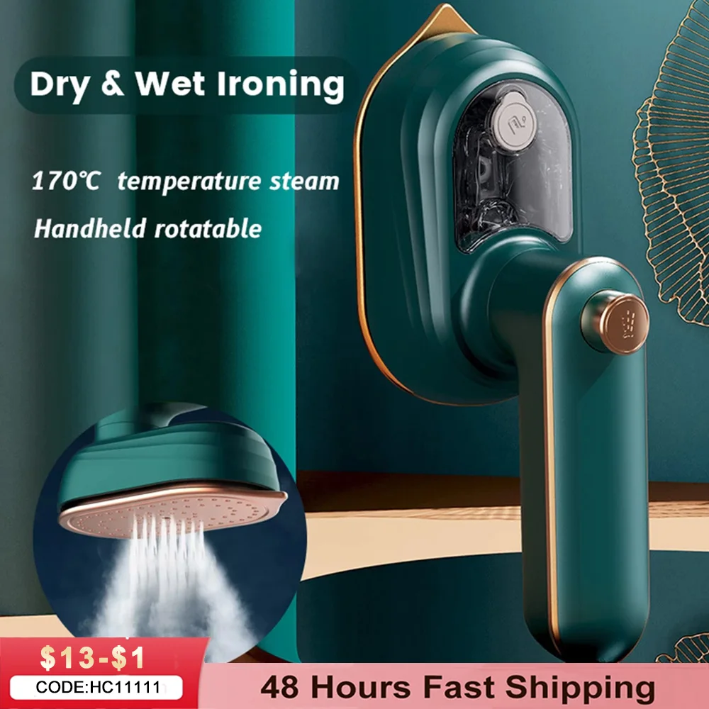 

Mini Garment Steamer Steam Iron Machine Hot Steam Handheld Portable Home Travel For Clothes Ironing Wet Dry Ironing Machine