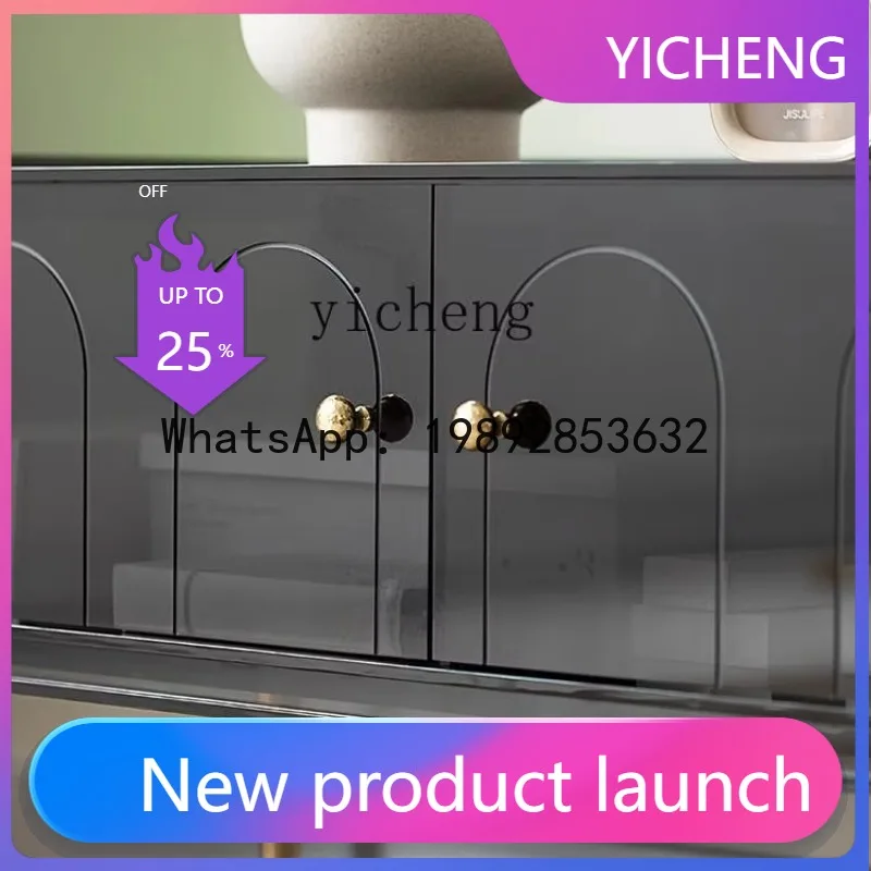 

X6 Light Luxury Acrylic TV Cabinet for Home Modern Simple Living Room Storage Cabinet TV Stand