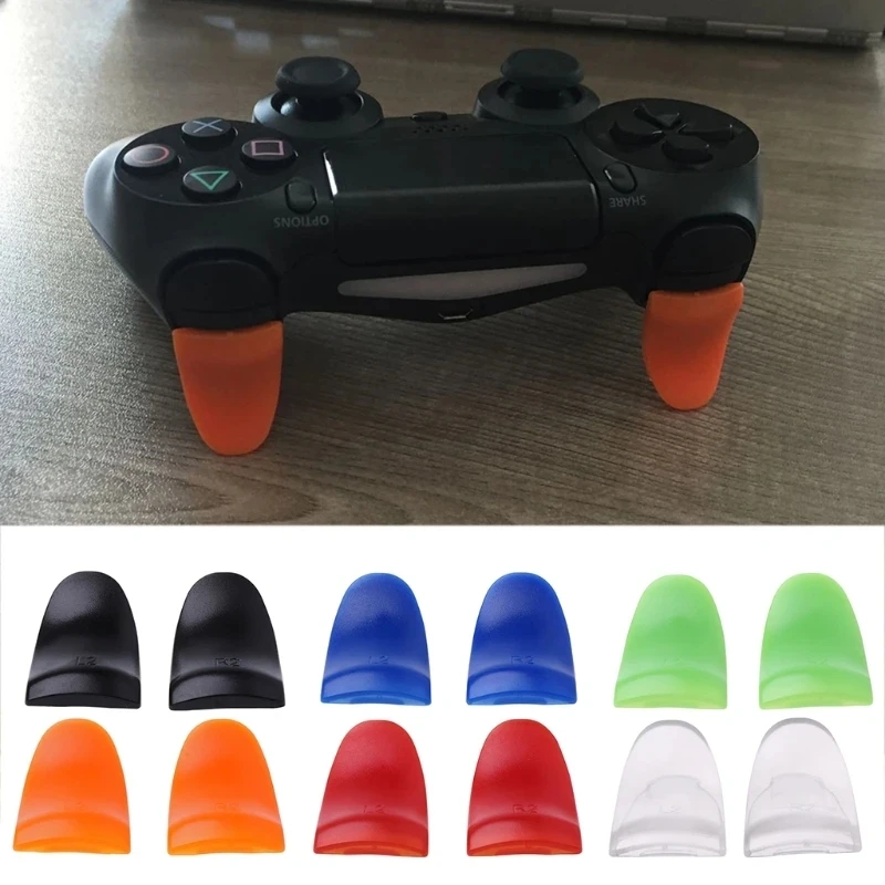 Akcesoria do gier 1 para/zestaw L2 R2 wyzwalacz rozszerzone przyciski zestaw do Sony PS4 kontroler Joystick Joypad akcesoria