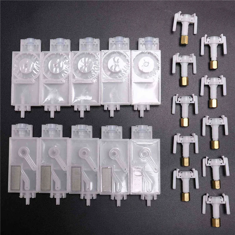 100PCS DX5 Ink Damper For Epson TX800 XP600 Mimaki TS3 JV33 Galaxy Inkjet Printer Dumper Filter Solvent Water Based-Y18A