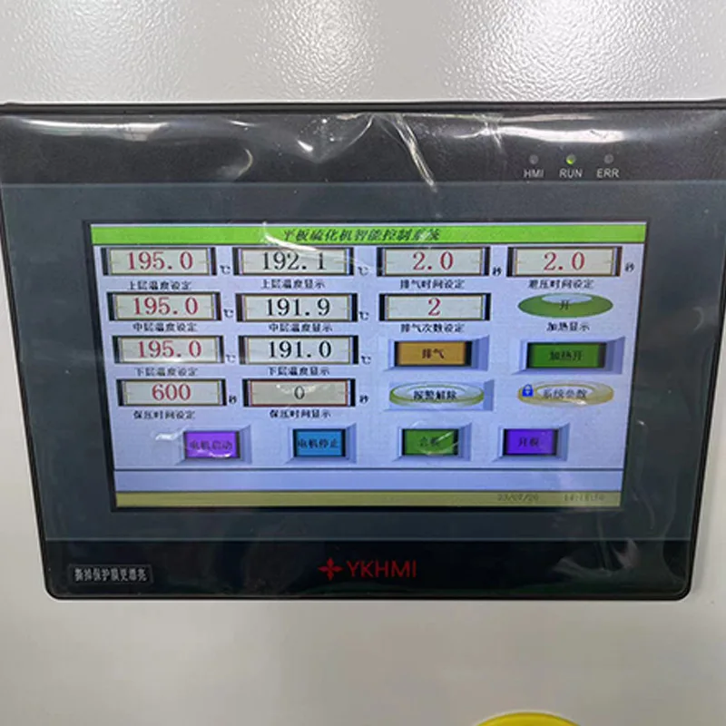 Plastic hot and cold t press, sample making machine