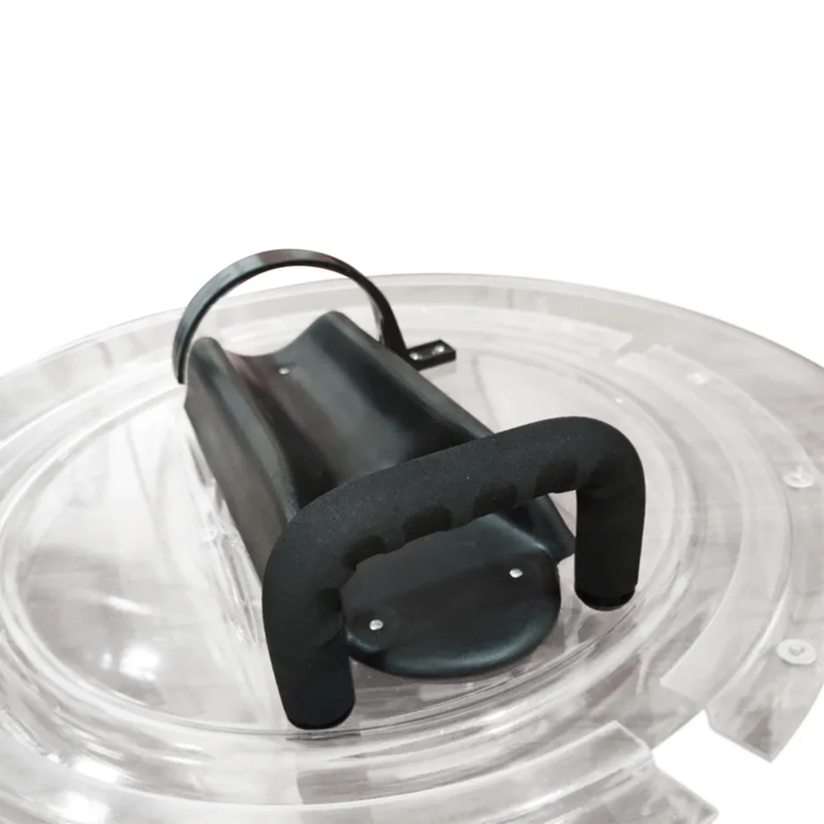 Anti-riot Transparent PC Explosion-proof Shield Round Rotating Shield Training Equipment