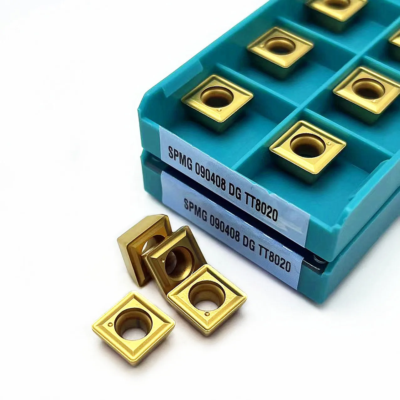 Inserti in metallo duro SPMG090408 DG TT9030 utensili per tornio CNC utensile per tornitura di fresatura SPMG090408 DG TT8020 U inserto per trapano SPMG090408 DG