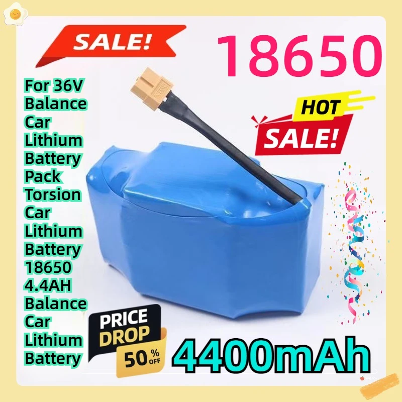 

For 36V Balance Car Lithium Battery Pack Torsion Car Lithium Battery 18650 4.4AH Balance Car Lithium Battery