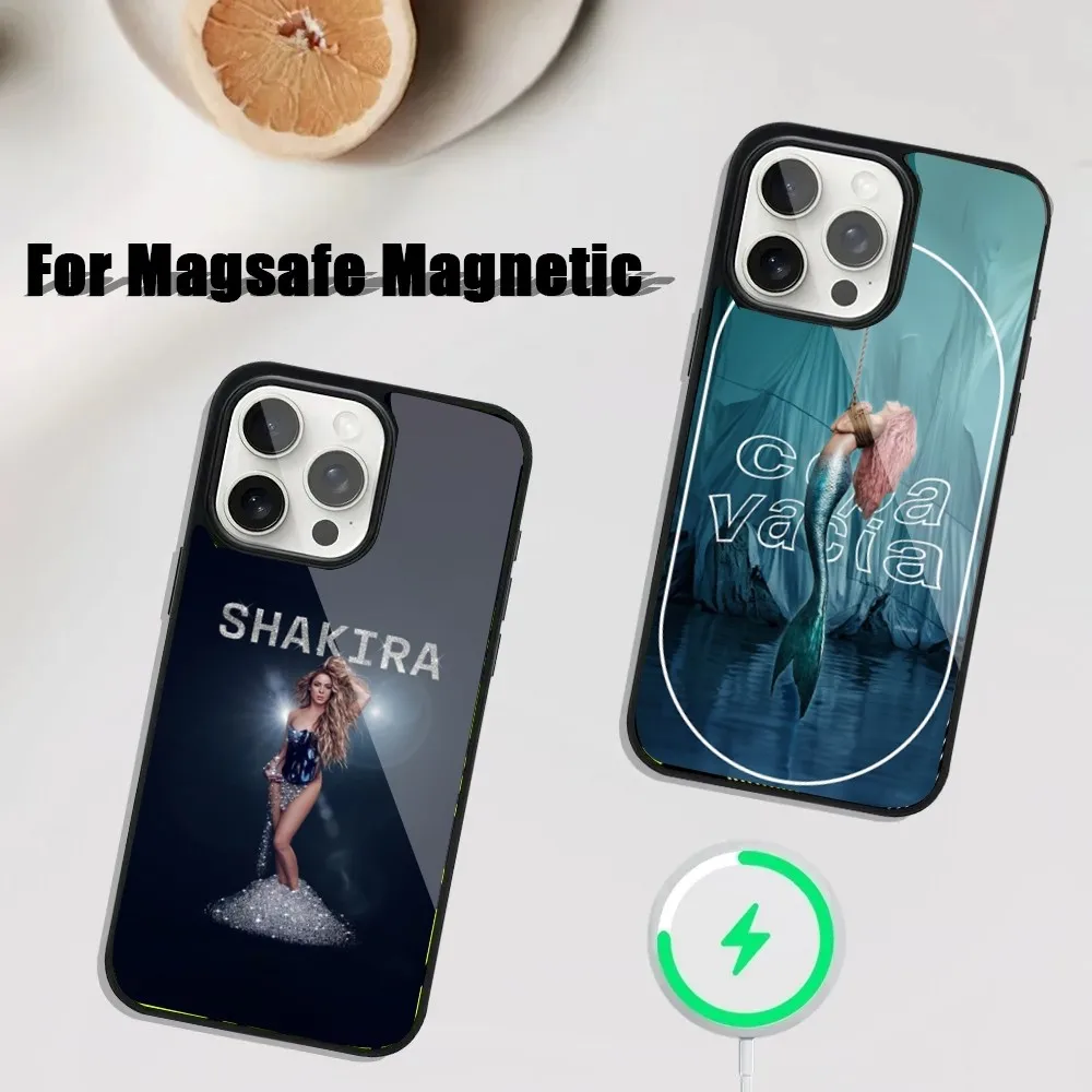 

S-Shakira Colombia Singer Phone Case For iPhone 16,15,14,13,12,11,Plus,Pro,Max Mini Magsafe Magnetic Wireless Charging
