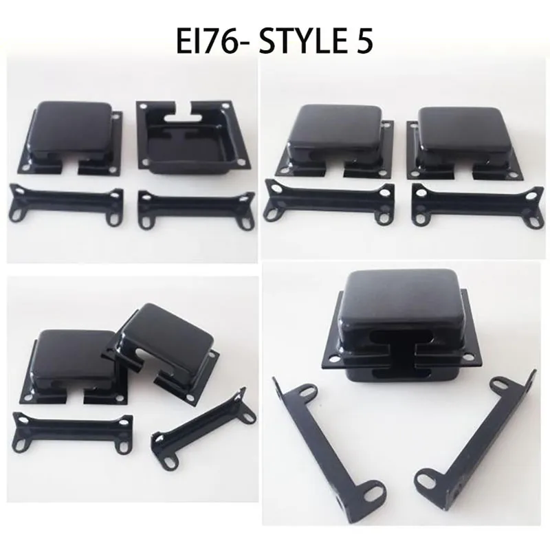 2PCS EI76 Transformer Cover End Bells Screening Can Sealing Shrouds Metal Protective Shield Audio Speaker Accessories