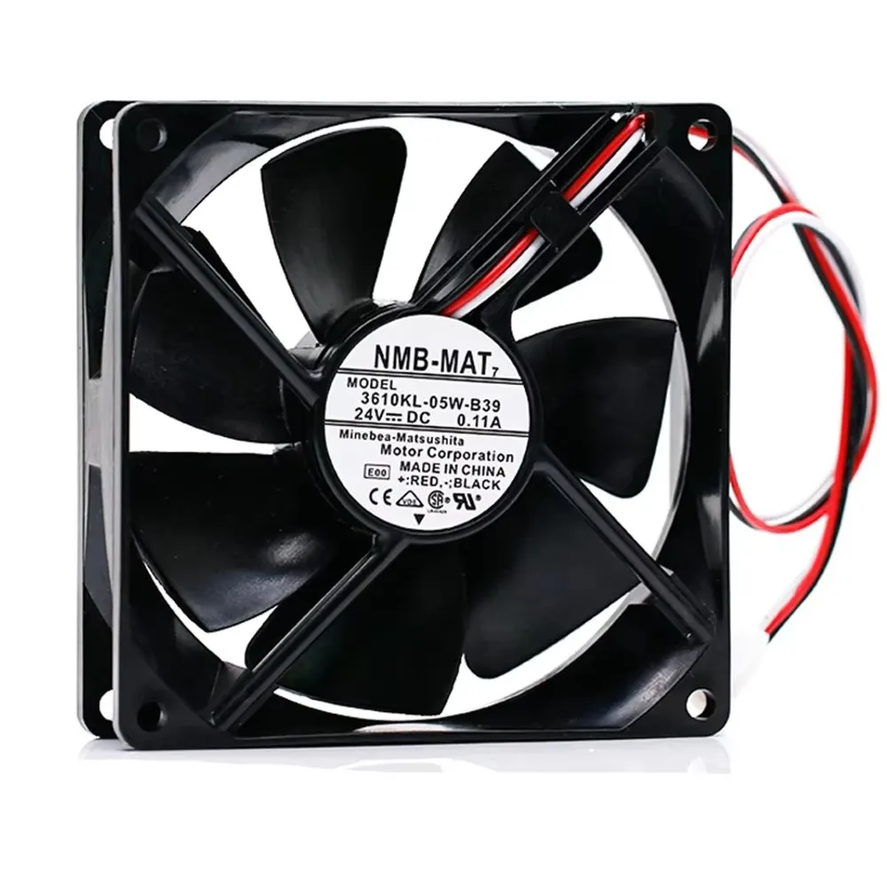 

For NMB 3610KL-05W-B39 9225 92*92*25mm 24V 0.11A fan axial case computer cooling cooler