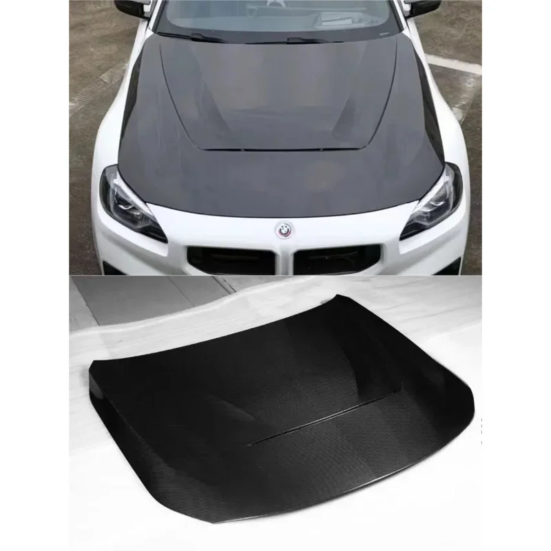 

For BMW M2 G87 M240 G42 2023 2024 2025 ReaI Dry Carbon Fiber Hood Cover Kit
