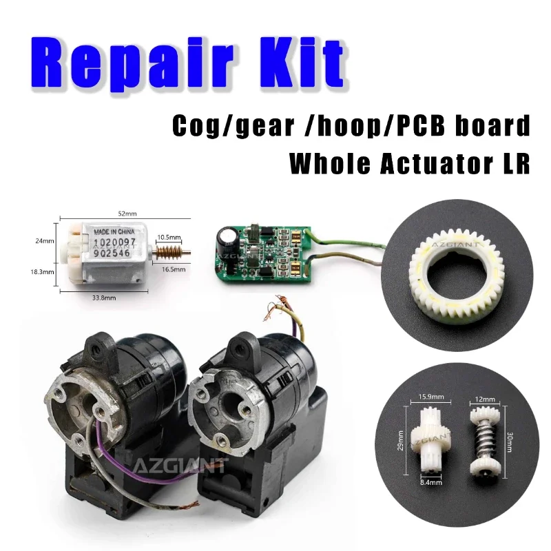 

AZGIANT for Daewoo Lacetti J200/Nubira J200/Gentra Side Mirror Folding Motor Hoop Gear Assembly PCB Board Whole LR Actuator DIY