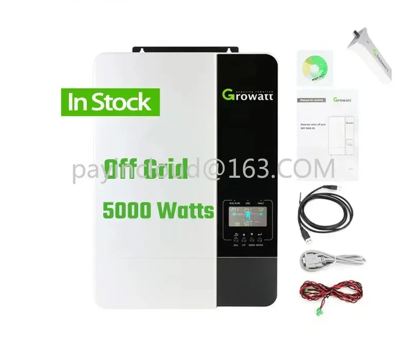 

Инвертор 48 В, инвертор постоянного тока Pura MPPT, регулятор заряда Solare Growatt SPF3500ES 5000ES 3.5Kw 5Kw Ibrido