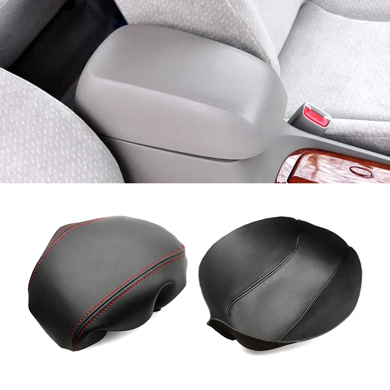 For Hyundai Sonata 2004 2005 2006 2007 2008 Microfiber Leather Car Interior Center Console Lid Armrest Pad Cover Decoration Trim