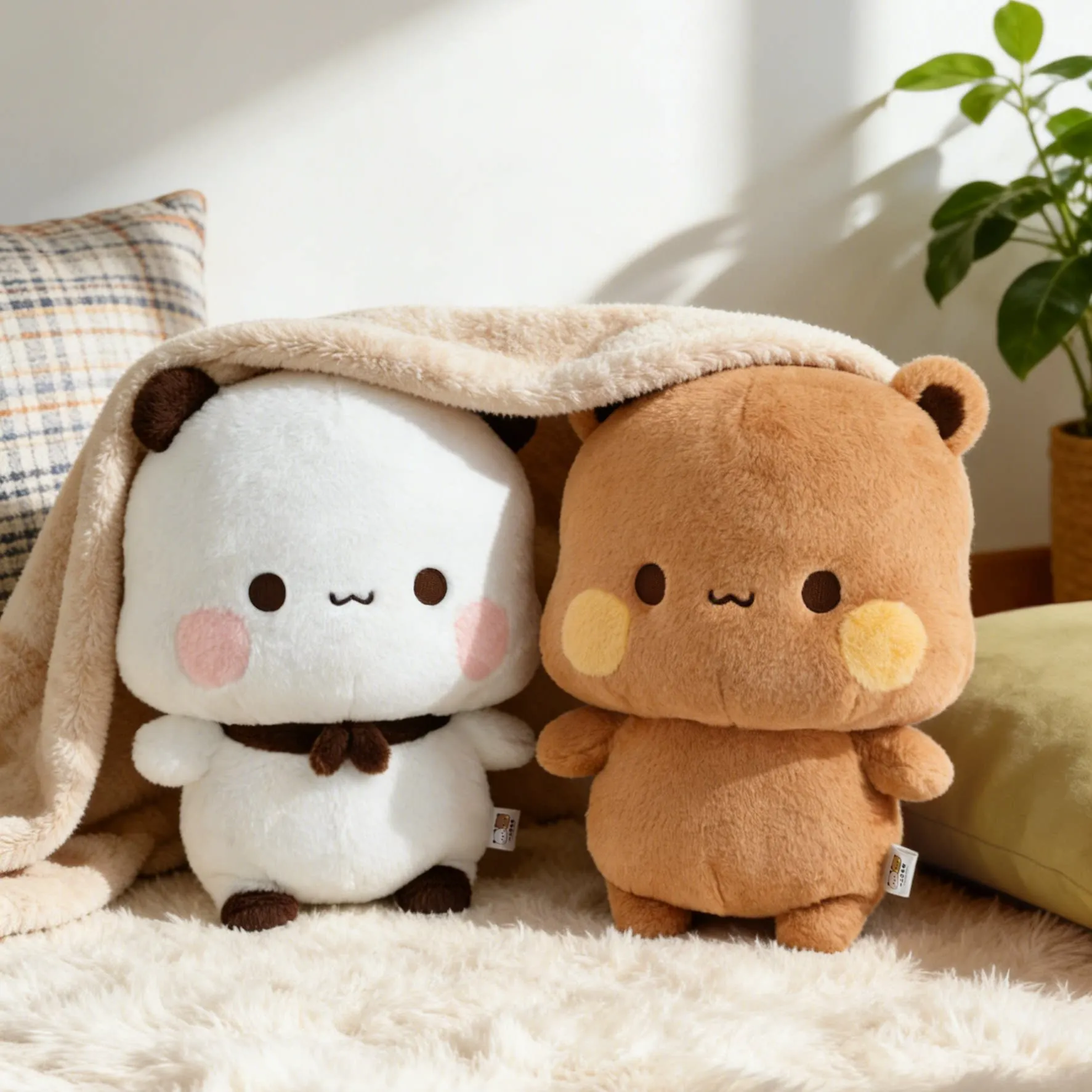2026 Neues 35CM Panda Bubu und Yier Plüschtier, Offizielles Original Niedliches Panda Bubu und Dudu Anime Plüschpuppe Geburtstagsgeschenk