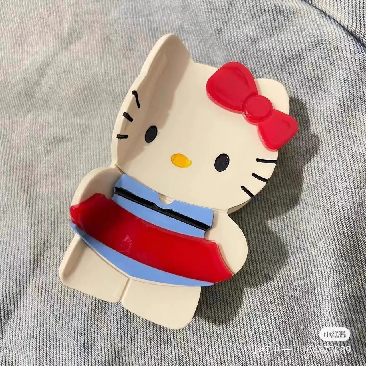 

Kawaii Sanrio Hello Kitty Shark Clip Student Cute Anime Cartoon Hair Clip Back Head Hair Children Accessory Girl Gift Toys