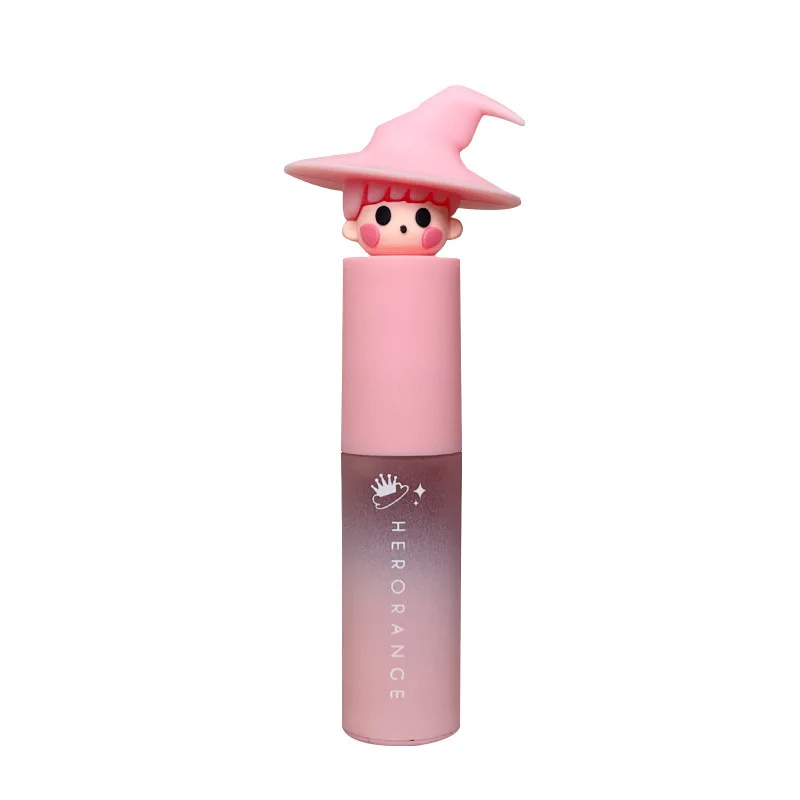 Playful Witch Blue Green Lip Gloss Not Easy to Fade Matte Mist Face Light Thin Lip Glaze Waterproof Long-lasting Lips Makeup