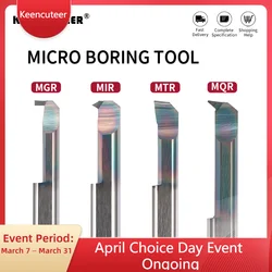 MGR MIR MQR MTR, petit outil d'alésage, pour rainurer le filetage, copie, carbure trempé, Micro outil de tournage, fraise interne