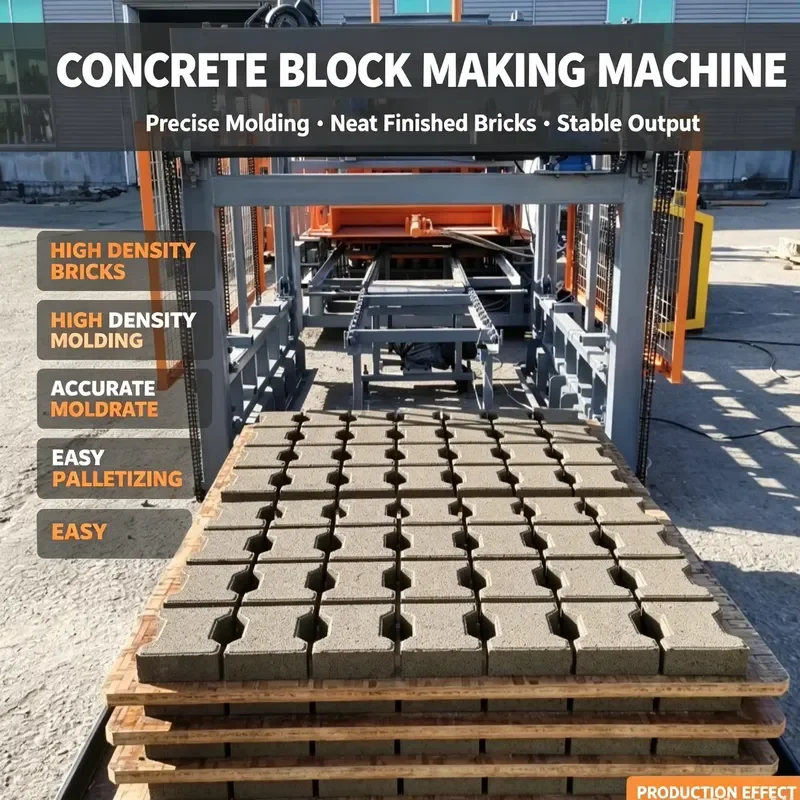 QT6/8/10-15 Mold Making Building Machine Manufacturer for Sale Automatic Brick Hollow Concrete Cement Block Making Machine