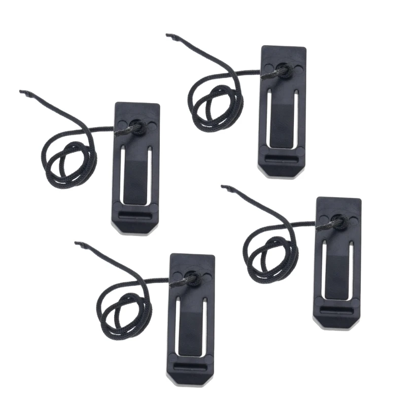 Immagine 3: 4 Pezzi Clip per Pinna da Surf 43*13mm, Clip per Coda di Paddleboard, Separatore d'Acqua, Clip per Pinna da Sci Nautico