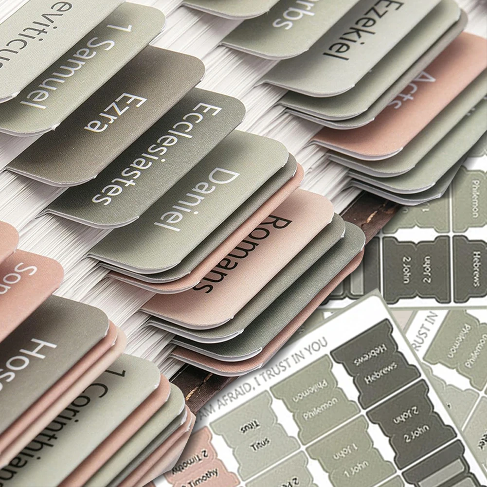 5 листов, библейская этикетка с индексом, наклейка, индексы с Библией, Легко читаемые книги с Библией, товары для изучения, декоративные этикетки для изучения и чтения