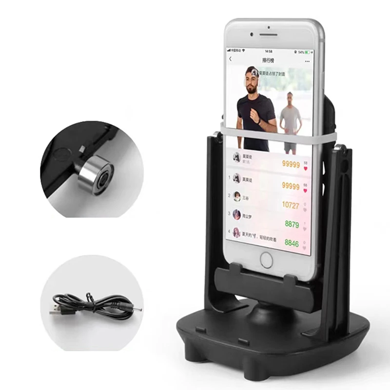 Automatic Swing Shake Phone Wiggler Device Record Step Artifact Motion Brush Step Pedometer Holder Mobile Phone Stand