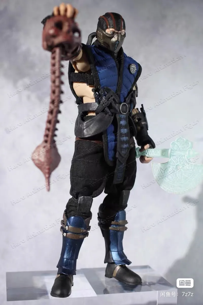 NUEVA Figura Original de JM Toys Mortal Kombat Sub-Zero, Reediición Clásica, Figura de Acción Coleccionable, Regalo para Coleccionistas