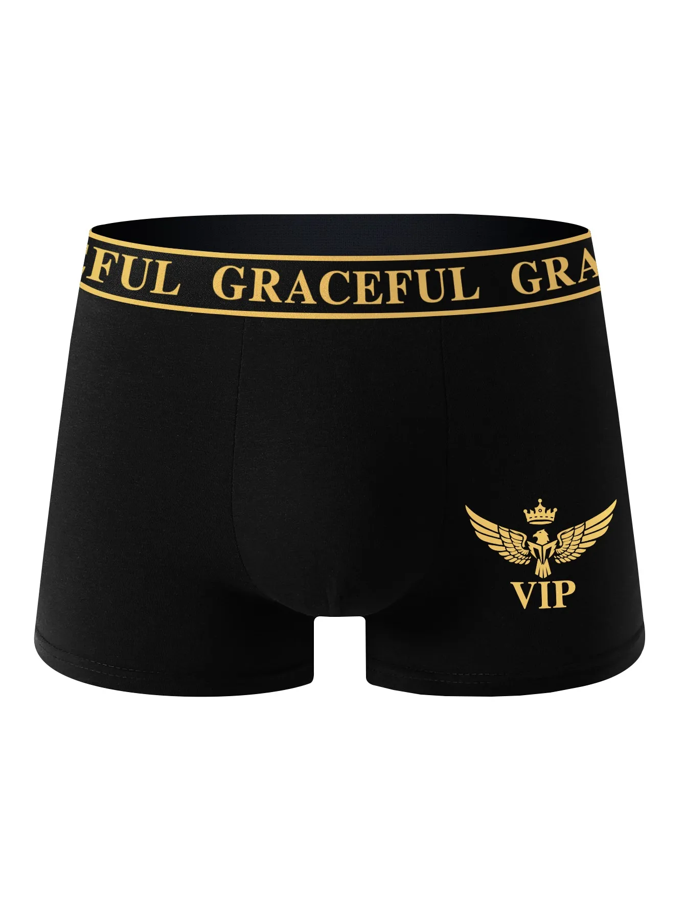 4-Pack Men's Soft Breathable Comfortable Briefs with Letter Print Casual Fashion Fitness Sports Style Underwear