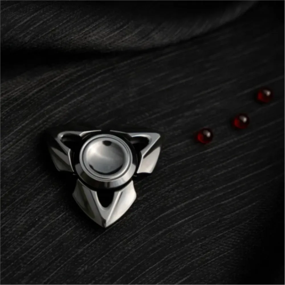 Yan edc três lâminas fidget spinner ataque velocidade de aço inoxidável brinquedos para adultos alívio do estresse brinquedo ansiedade alívio gadgets