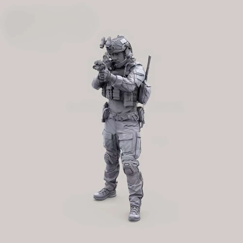 1:35 model kit resin kit Modern US Marine Corps Shooting Posture 2