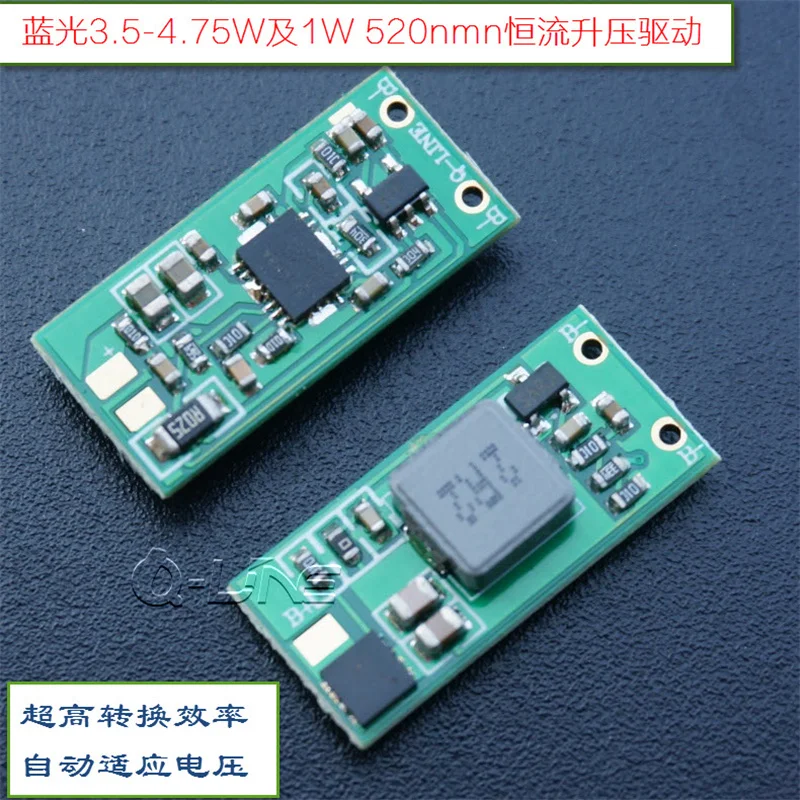 1-3W NUGM03T 4.75W 450 462 520nm Single-cell Lithium Battery Blue-green Boost Driver Circuit