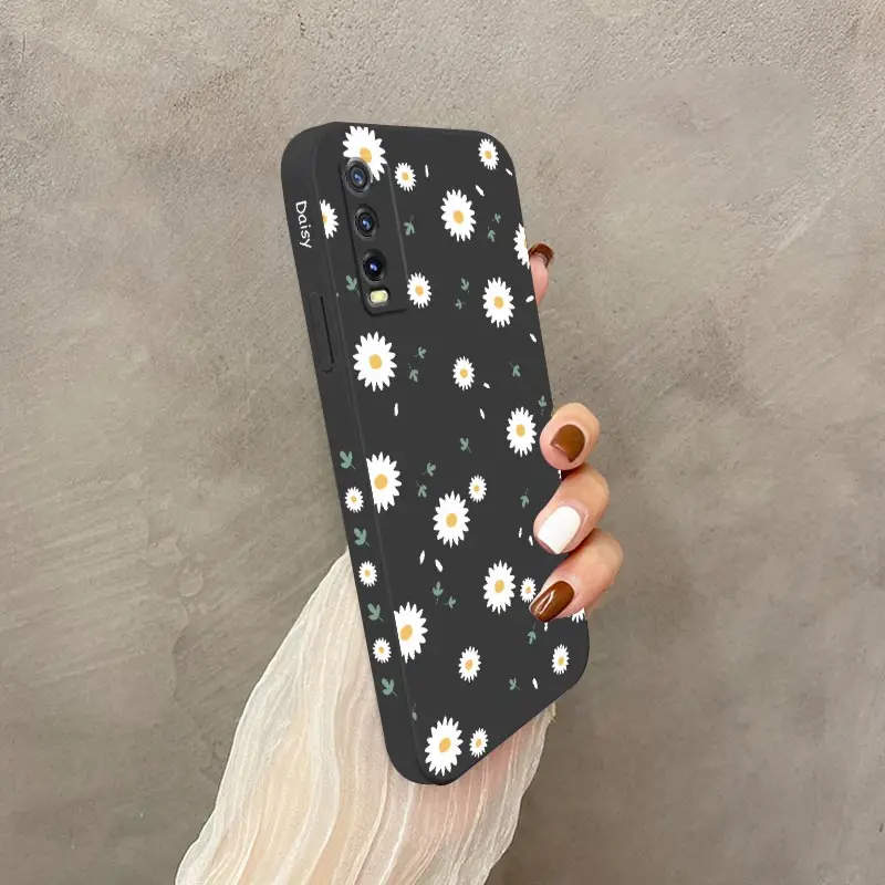 Deciduous Daisies Case For VIVO Y20 Y20i Y20S Y30 Y33T Y35 Y22 Y11 Y12i Y12 Y12S Y15 Y21 Y21T V25 V23 V23E V21 V20 S1 Pro 5G