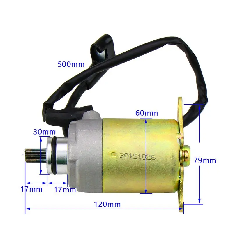 Electric Starter Motorcycle Accessories for GY6 125cc 150cc ATV Scooter Moped Universal 9 Teeth Enduro Dirtbike Motocross Tuning