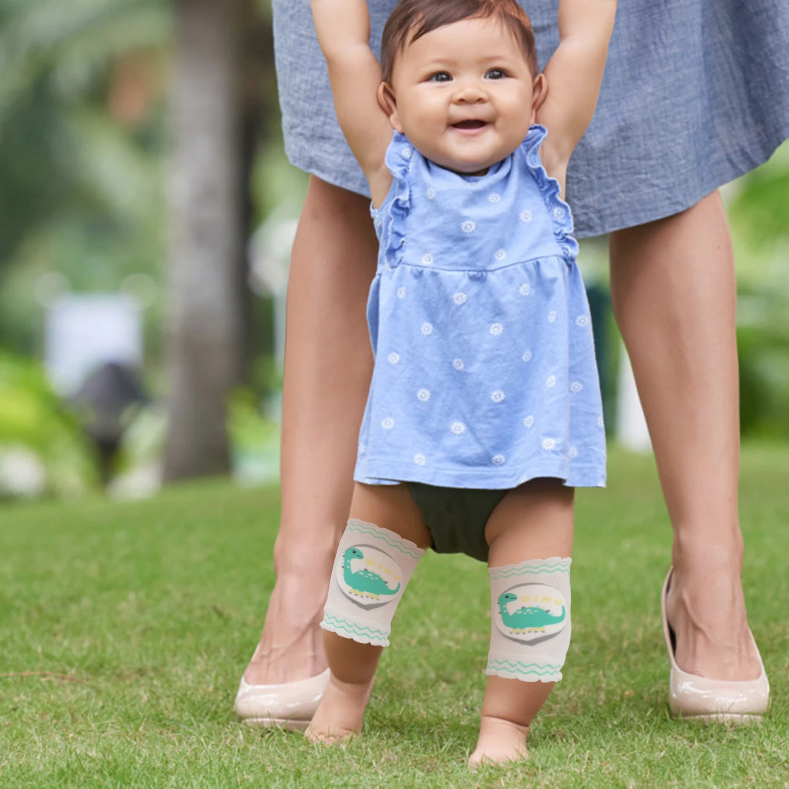 

1 Pair Breathable Cartoon Baby Knee Pads Protective Comfortable Elastic Children Summer Spring Toddler Kneelet Durable