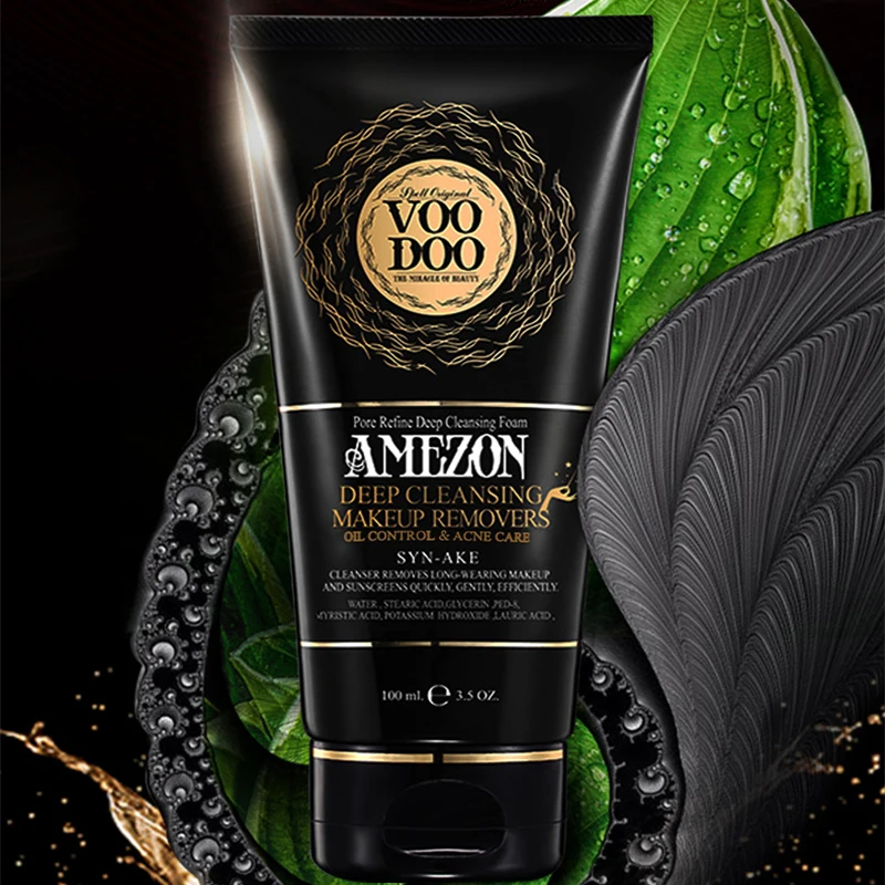 غسول الوجه VOODOO Thai Snake Toxin 100 مل، التنظيف العميق والتحكم في حب الشباب، مزيل المكياج #1