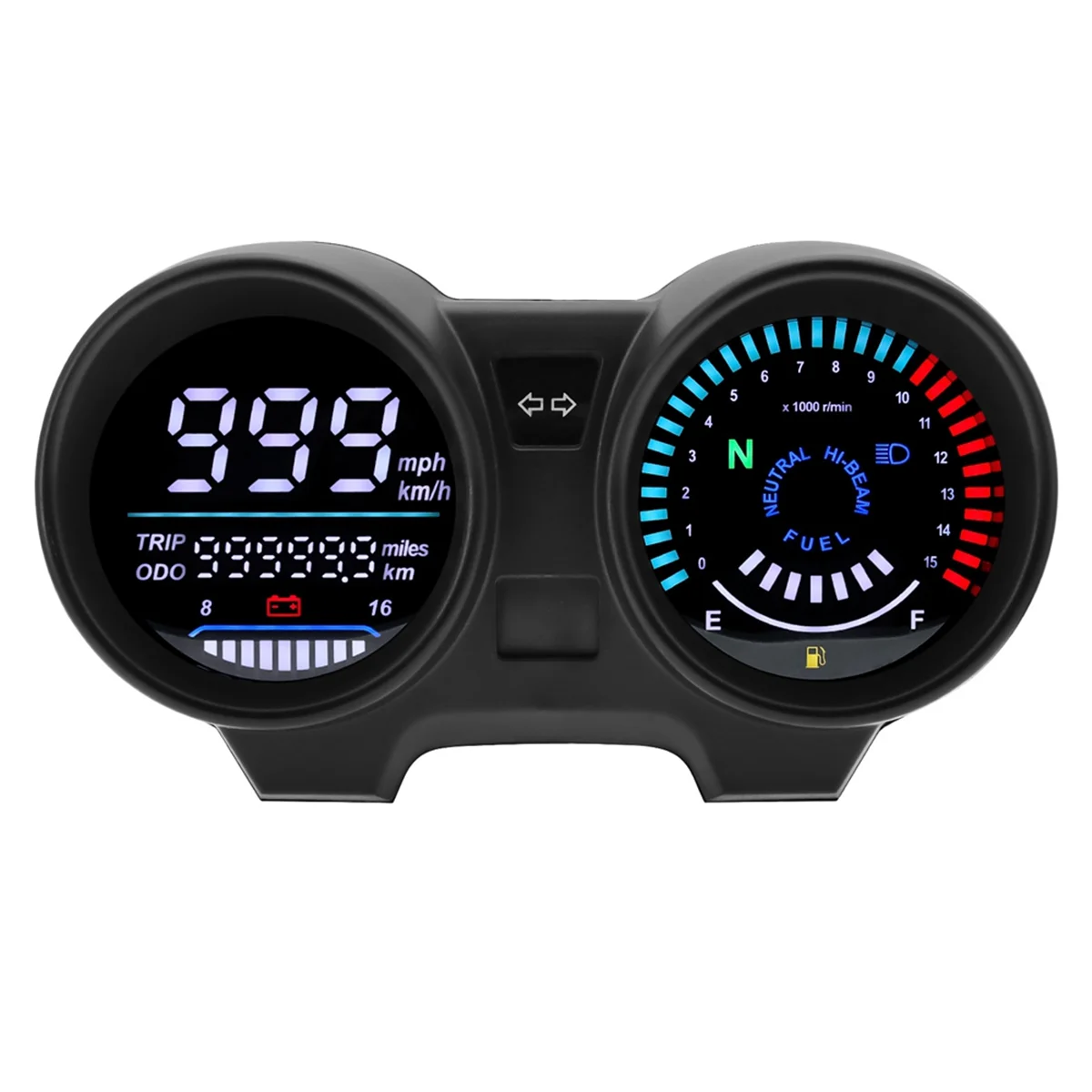 Motorcycle Speedometer Digital Led Panel Tachometer for Brazilian Titan 150 Honda Cg150 Fan150 2010 2012