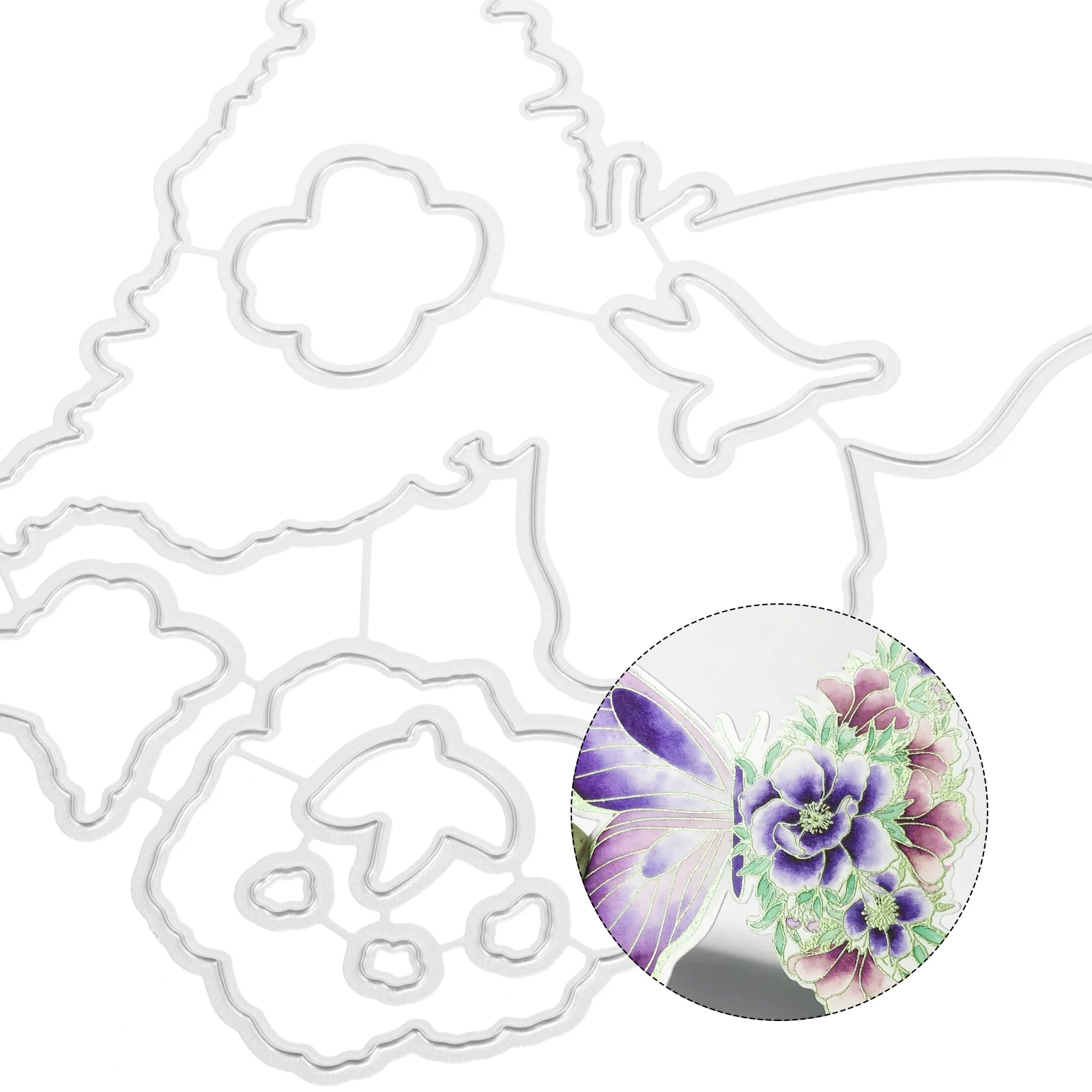 

Scrapbooking Die Cuts Dies Photo Frame Embossing Stencils Template Mould for Card Making Craft