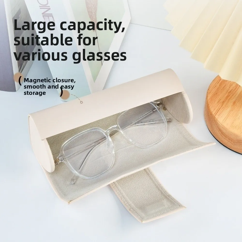 

Fashion PU Leather Glasses Case Anti-Pressure Lightweight Sunglasses Storage Holder Glasses Box Gift