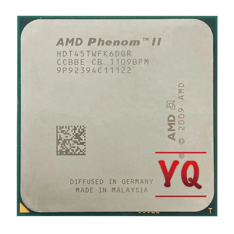 

New AMD Phenom II X6 1045T 1045 2.7 GHz six-core CPU Processor HDT45TWFK6DGR Socket AM3