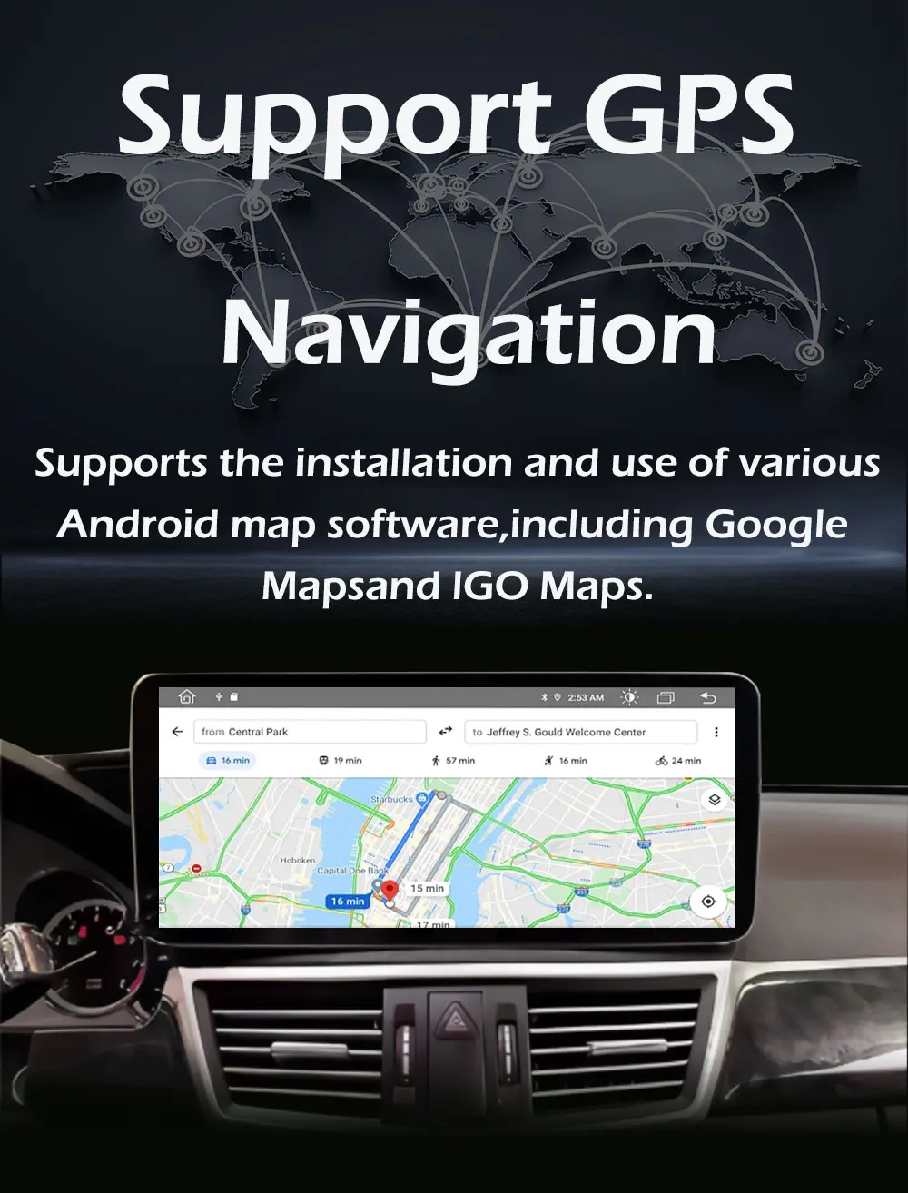 Android 16 GPS BT Für BENZ A-KLASSE CLA GLA W176 2012 - 2018 Kabelloses Carplay 4G Auto-Videoplayer QLED HD Bildschirm Autozubehör – Detail 13