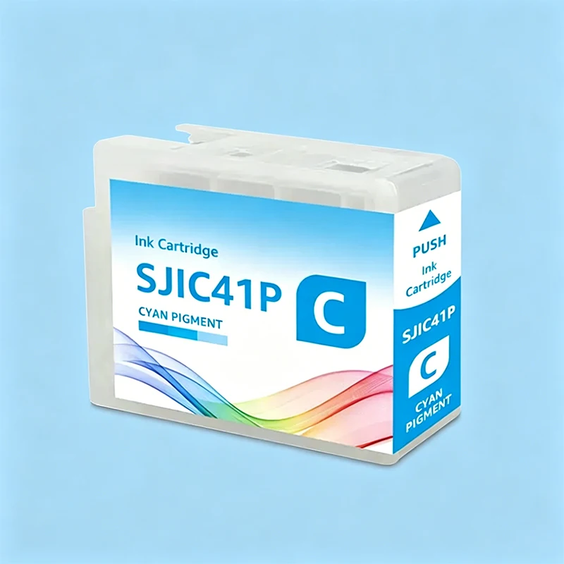 SJIC41P Pigment Ink Cartridge Compatible for Epson ColorWorks C4000 C4000e C4000u CW-C4000 CW-C4000e CW-C4000u Label Printer